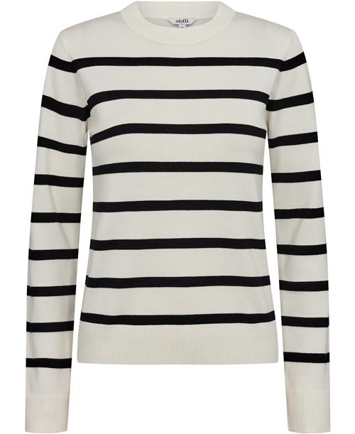 mbyM Canam Kvinde Sugar Black Stripe Sweaters Str XL - hos Magasin