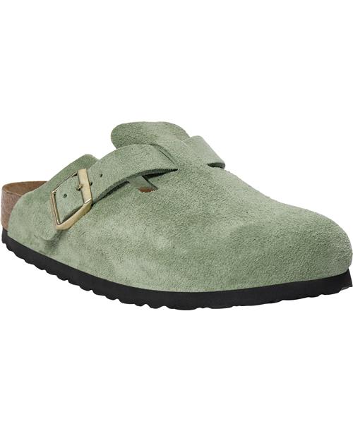 Birkenstock Boston SFB Leve Green Tea Kvinde Green Tea Slip-ins Str 39 - hos Magasin