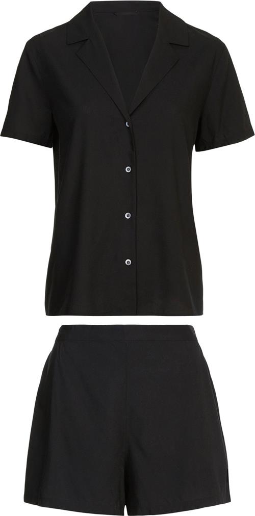 Se Calvin Klein Short Sleeve Pyjama set Pyjamassæt Str L - Viskose hos Magasin ved Magasin