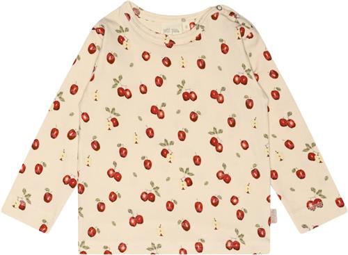 PETIT PIAO Tshirt L/S Printed Str 110 cm - Apple Aop Langærmede T-shirts Bomuld hos Magasin