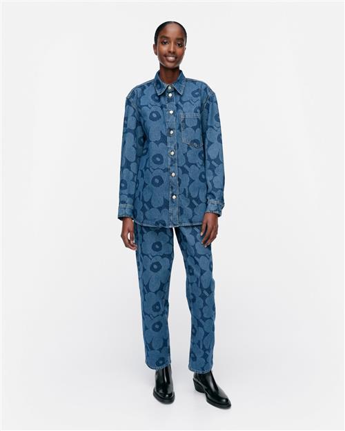 Marimekko Maridenim Vaihe Unikko Kvinde 550 Straight Jeans Str 36 - hos Magasin