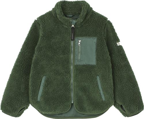 Liewood Nolan Jacket Str 80 - Garden Green Fleece hos Magasin