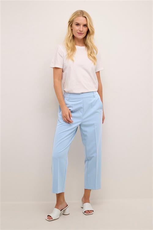 Se Kaffe Kasakura HW Cropped Pants Kvinde Faded Denim Bukser Casual Fit Str 36 - hos Magasin ved Magasin