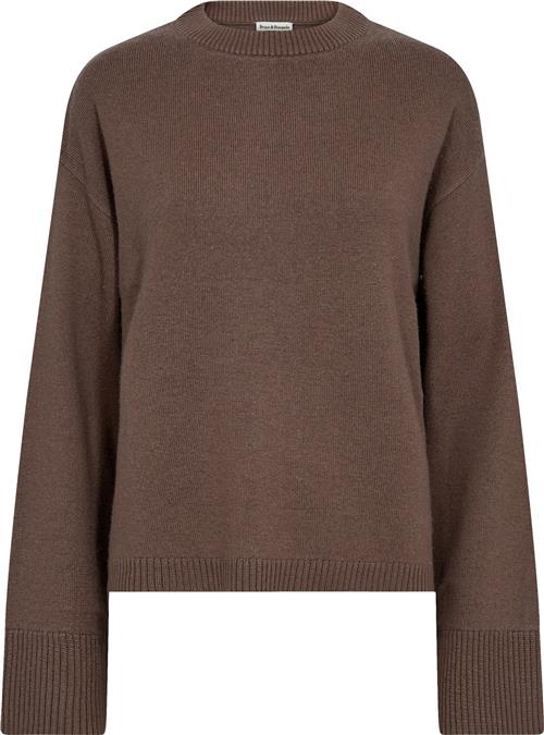 Se Bruun & Stengade BS Michelle Knitwear Kvinde Mink Sweaters Str S - hos Magasin ved Magasin