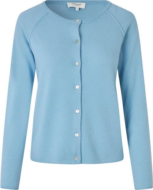 Se Rosemunde Wool & Cashmere Cardigan Kvinde Heaven Blue Cardigans Str L Cashmere - hos Magasin ved Magasin