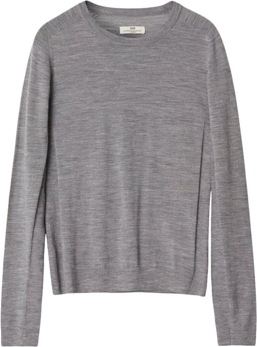 DAY Birger et Mikkelsen Annabelle Daily Elements Kvinde Medium Grey Melange Sweaters Str S - hos Magasin