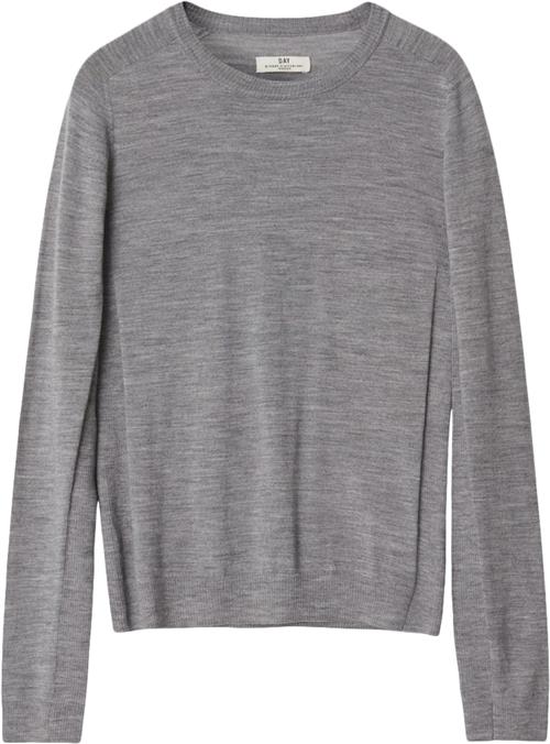 DAY Birger et Mikkelsen Annabelle Daily Elements Kvinde Medium Grey Melange Sweaters Str XXL - hos Magasin