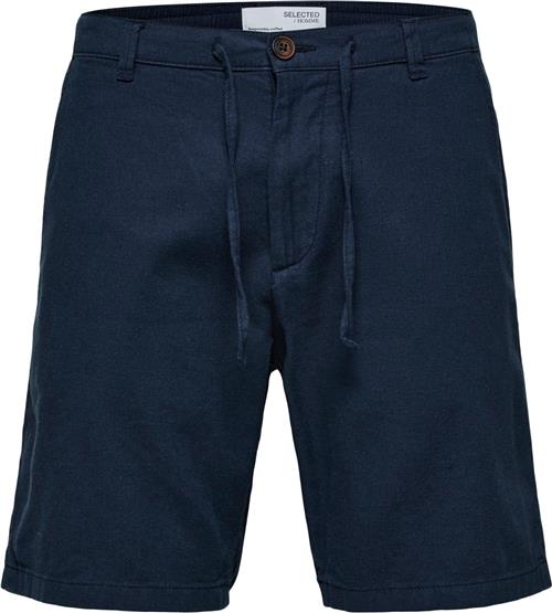 Se Selected Homme Slhcomfortbrody Linen Shorts W NOO Mand Mørkeblå Chino Shorts Str XL - Bomuld hos Magasin ved Magasin