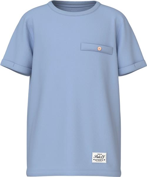 Se Name It Nkmvincent SS TOP F Noos Str 134/140 - Chambray Blue Kortærmede T-shirts hos Magasin ved Magasin