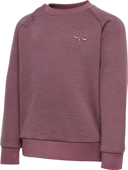 Se Hummel Hmlwulbato Sweatshirt Str 2 år / 92 cm - Rosa Sweatshirts hos Magasin ved Magasin