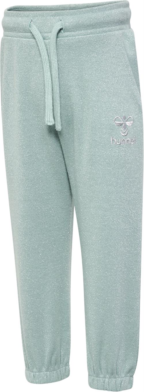 Hummel Hmllissa Pants Str 4 år / 104 cm - Blue Surf Bukser hos Magasin