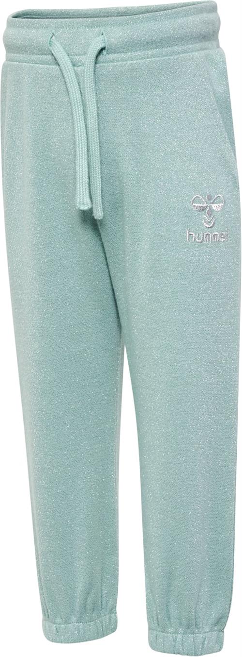 Se Hummel Hmllissa Pants Str 6-9 mdr / 74 cm - Blue Surf Bukser hos Magasin ved Magasin