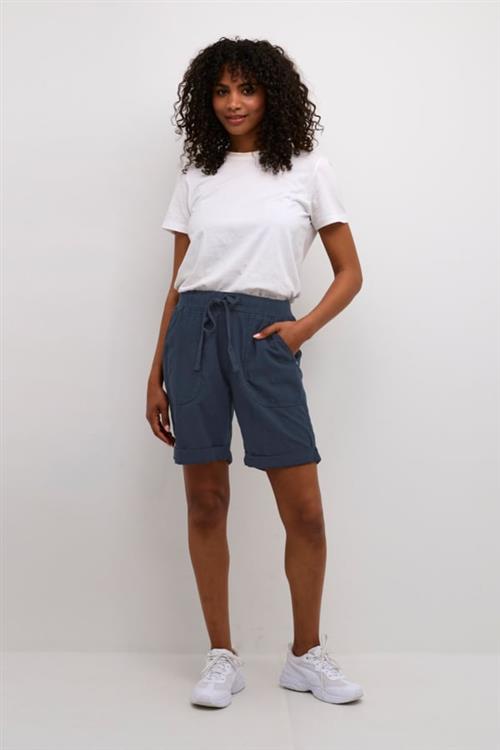 Kaffe Kanaya Shorts Kvinde Midnight Marine Casual Shorts Regular Fit Str 40 - hos Magasin