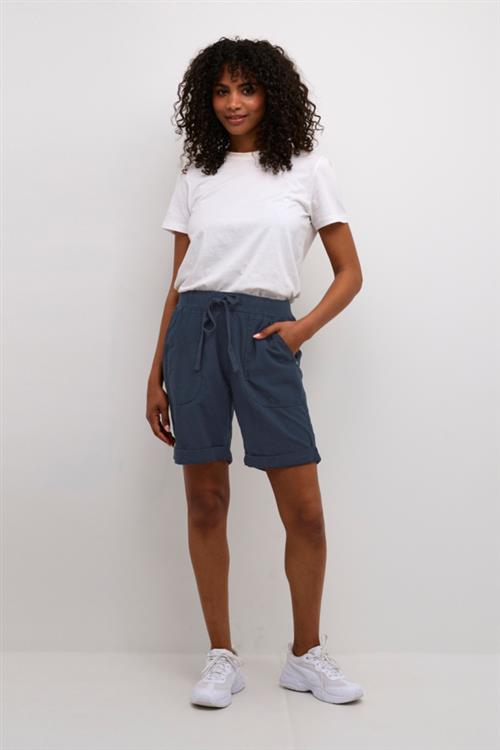 Kaffe Kanaya Shorts Kvinde Midnight Marine Casual Shorts Regular Fit Str 36 - hos Magasin