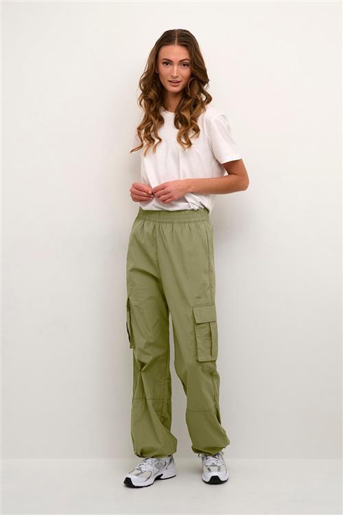 Kaffe Kamarie Cargo Pants Kvinde Grape Leaf Cargo Bukser Str 40 - hos Magasin