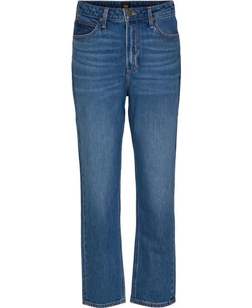 Se Lee Carol Worn Iris Kvinde Qw Straight Jeans Straight Fit Str 28/35 - Denim hos Magasin ved Magasin