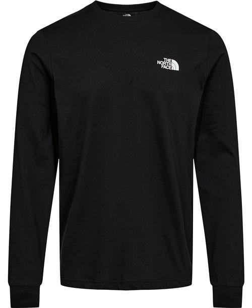 The North Face M L/S Redbox TEE TNF Black Mand Sort Langærmede T-shirts Str XL - Bomuld hos Magasin