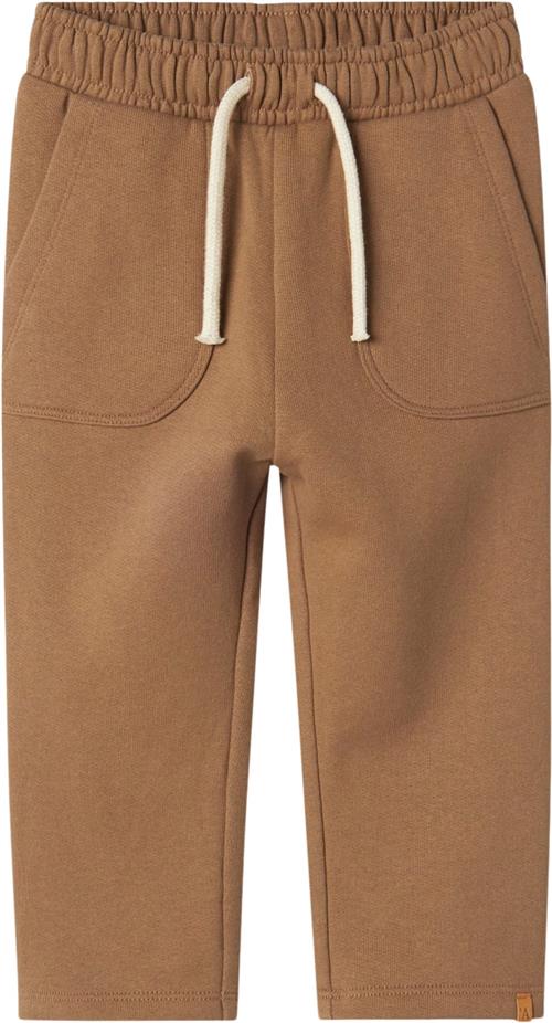 Lil' Atelier Nmmjobo Nreg Sweat Pant BRU LIL Str 92 - Sepia Tint Bukser Bomuld hos Magasin