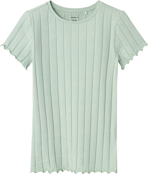 Se Name It Nkfnoralina SS TOP Noos Str 146/152 - Silt Green Kortærmede T-shirts hos Magasin ved Magasin