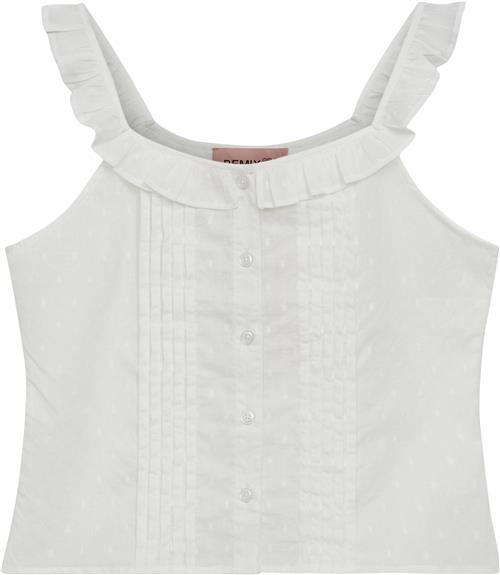 Designers Remix Girls G Velma Top Kvinde Hvid Tanktoppe Str 164 cm / 14 år - hos Magasin