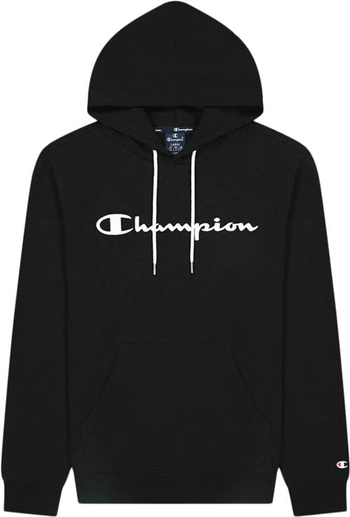 Se Champion Script Logo Cotton Terry Hættetrøje M - Hættetrøjer hos Magasin ved Magasin