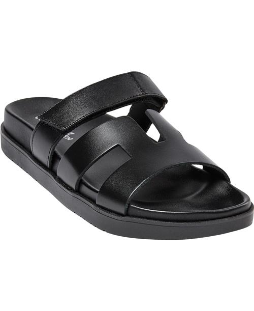 Shoe Biz Vino Vaqueta Kvinde Black Flade Sandaler Str 42 - hos Magasin