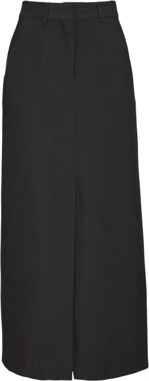 JJXX Jxmary MW Long Skirt PNT Kvinde Sort Maxi Nederdele Str S - hos Magasin