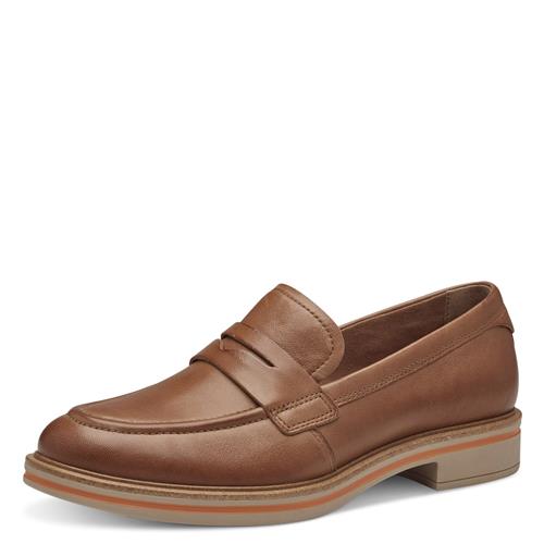 Tamaris 124307-42 Kvinde Camel Loafers Str 40 - hos Magasin