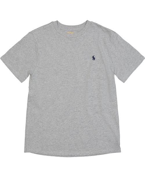 Polo Ralph Lauren Cotton Jersey Crewneck Tee Str 5 / 5 år Drenge - Grå Kortærmede T-shirts hos Magasin