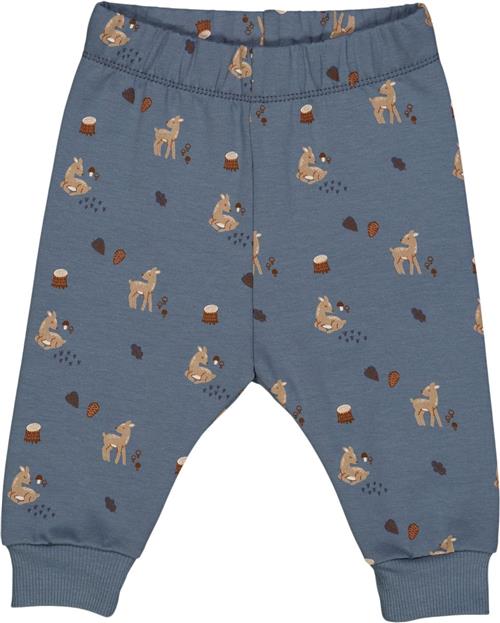 Se Müsli by Green Cotton Deer Sweat Pants Baby Str 98 - Stormy Blue/ Shade/ Bark Bukser Bomuld hos Magasin ved Magasin