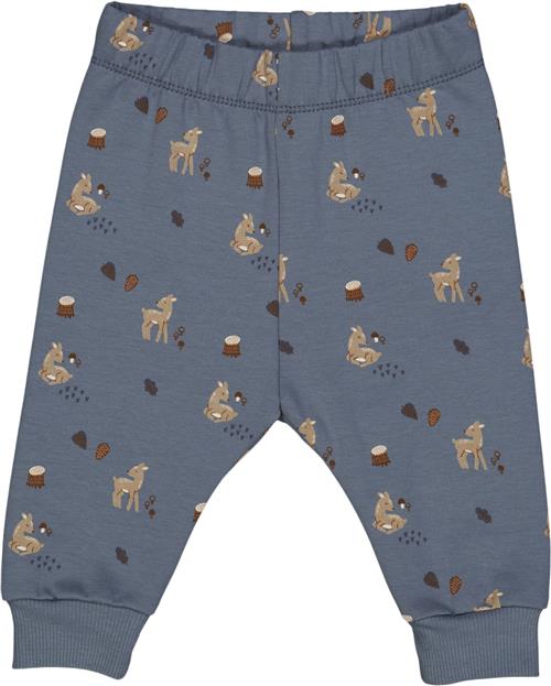 Se Müsli by Green Cotton Deer Sweat Pants Baby Str 56 - Stormy Blue/ Shade/ Bark Bukser Bomuld hos Magasin ved Magasin