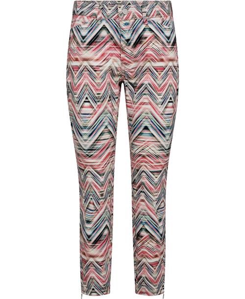 MAC Jeans Dream Chic Kvinde Antique White Printed Straight Jeans Str W36 / L27 - hos Magasin