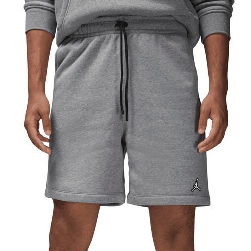 Nike Jordan Brooklyn Fleece Shorts Mand Carbon Heather/white Casual Shorts Str XL - Bomuld hos Magasin