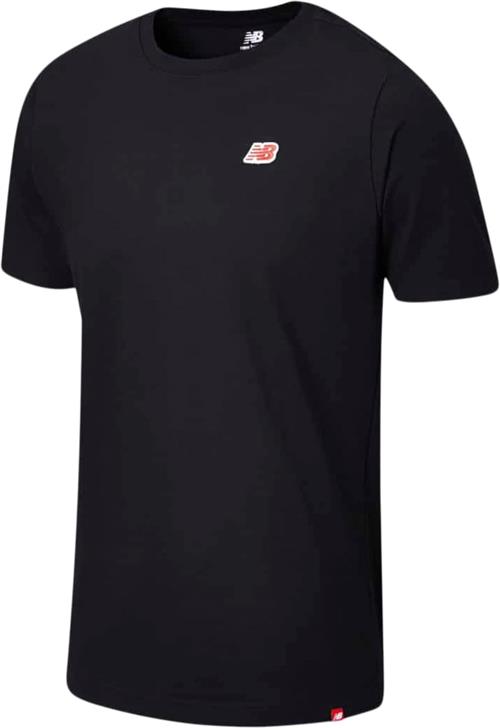 Se New Balance Tshirt Mand Black Kortærmede T-shirts Str M - Bomuld hos Magasin ved Magasin