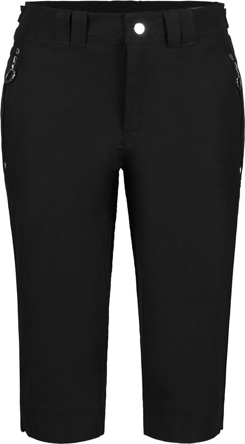 Se Luhta Capri Pants Kvinde Sort Capri Bukser Str 42 - hos Magasin ved Magasin