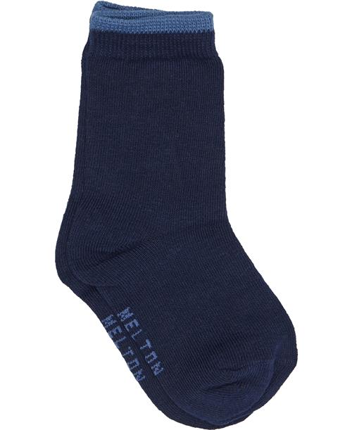 Melton Numbers 5pack Socks - Boys Str 23-26 - Blå Strømper hos Magasin