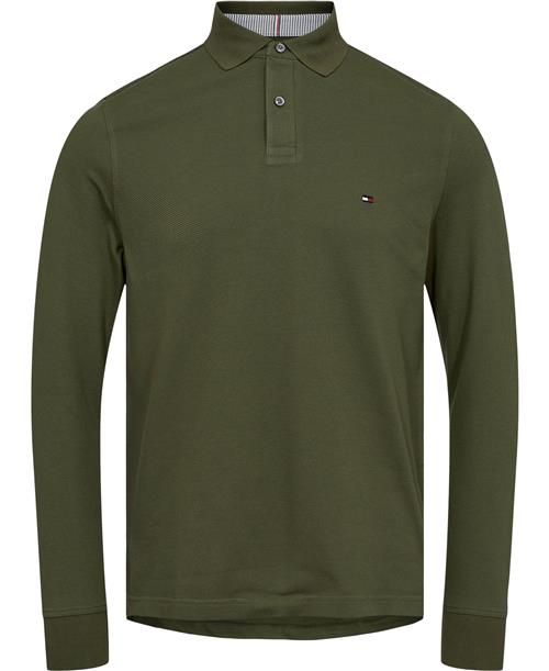 Se Tommy Hilfiger 1985 Regular LS Polo Mand Putting Green Langærmede Poloer Str S - hos Magasin ved Magasin