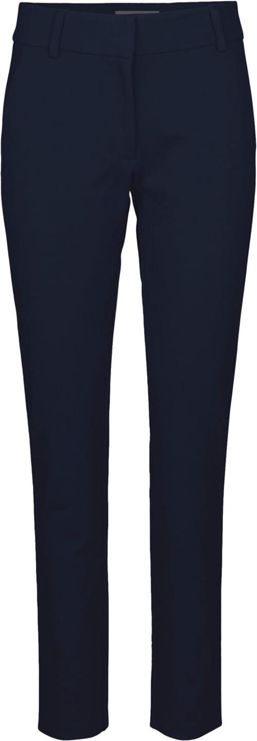 Se Rosemunde Trousers Kvinde Navy Bukser Med Brede Ben Str 40 - hos Magasin ved Magasin