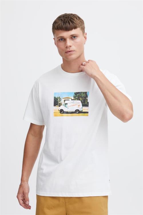 !Solid Sdishir Mand Off White Kortærmede T-shirts Str S - hos Magasin