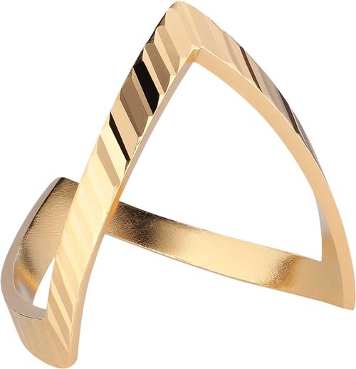 Jane Kønig Reflection Vring, Gold-plated Sterling Silver-46 46 - Ringe hos Magasin