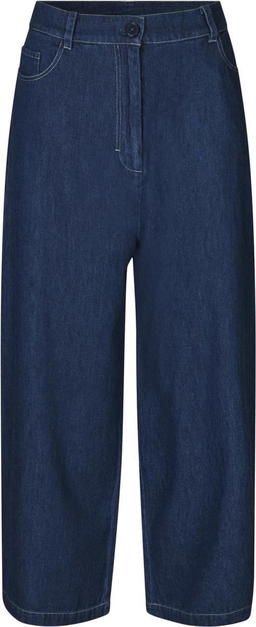 Masai Copenhagen Mapanama Kvinde Blue Wide Jeans Str XL/REGULAR - Denim hos Magasin