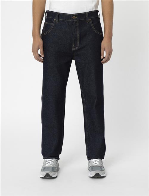 Se Dickies Houston Denim Rinsed Mand Rinsed Jeans Str W33 L32 Denim - hos Magasin ved Magasin