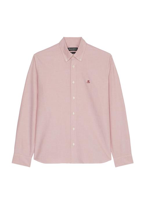 Marc O’Polo Button Down Collar, Long Sleeves, r Kvinde Multi/flushed Rose Langærmede Skjorter Str S - hos Magasin