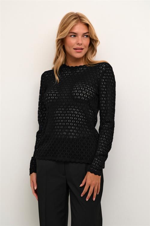 Karen by Simonsen Naomikb Oneck Kvinde Meteorite Sweaters Str S - hos Magasin