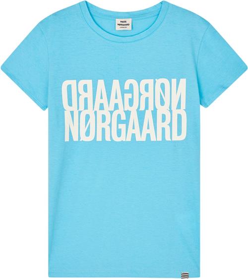 Mads Nørgaard - Copenhagen Single Organic Tuvina Tee Str 12 år - Aquarius Kortærmede T-shirts hos Magasin