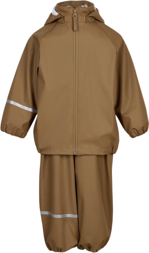 Se CeLaVi Basic Rainwear set Recycle PU Str 140 - Rubber Regntøj hos Magasin ved Magasin