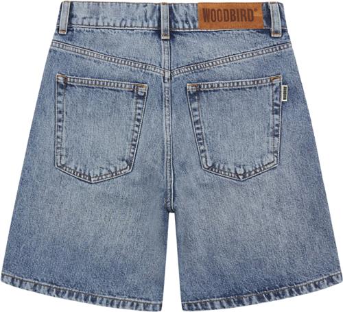 Woodbird Wbmaggie Optic Shorts Kvinde Optic Blue Denim Shorts Str 31 - Denim hos Magasin