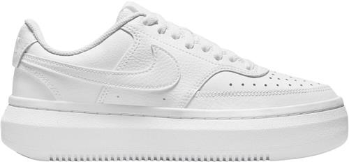 Se Nike Court Vision Alta Leather Sneakers Kvinde Hvid Sneakers Str 41 - Læder hos Magasin ved Magasin