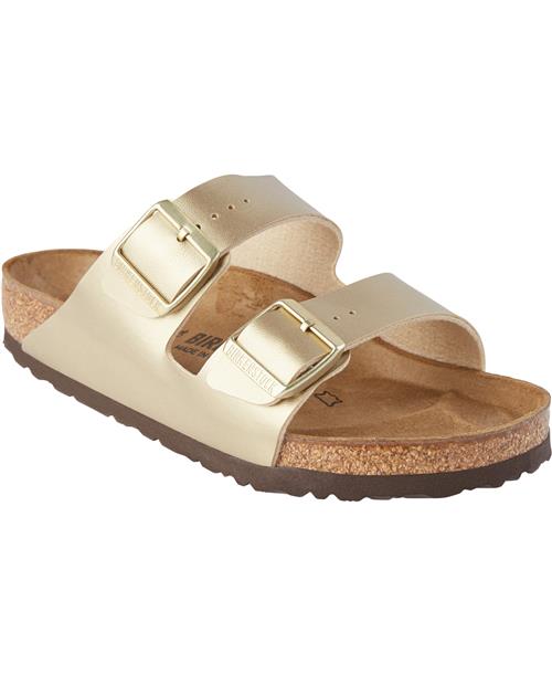 Birkenstock Arizona BF Gold Kvinde Gold Flade Sandaler Str 38 - hos Magasin