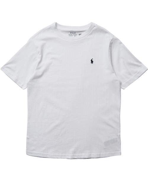 Polo Ralph Lauren 26/1 Jerseyss Cn-tp-tsh Str S - Hvid Kortærmede T-shirts Bomuld hos Magasin